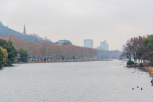 杭州西湖秋景