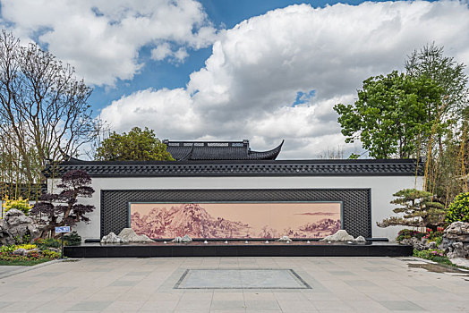 2019中国北京世园会浙江园的园林建筑