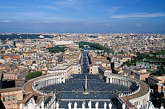 意大利,罗马,梵蒂冈城,广场,穹顶