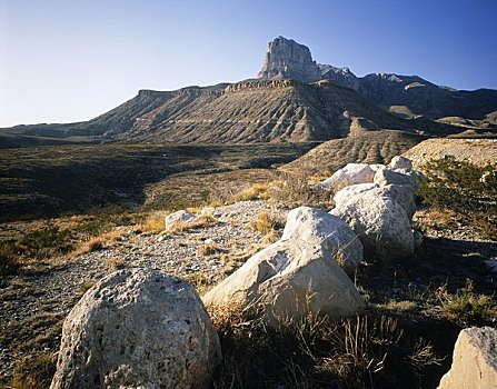 石头,山峰,背景,顶峰,山峦,国家公园,德克萨斯,美国
