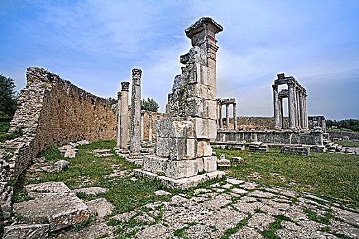寺庙,杜加遗址,突尼斯