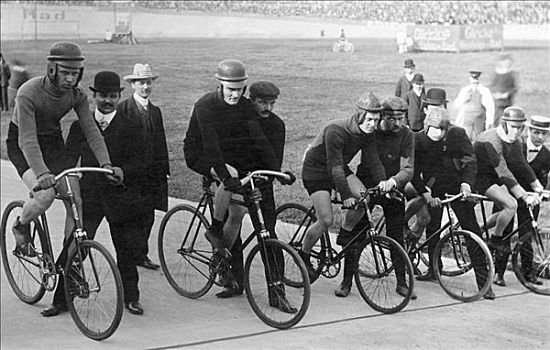 历史,照片,自行车赛,20年代