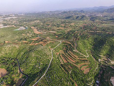 河南林州,太行山区自然风光