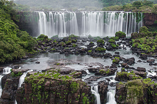 壮观,伊瓜苏瀑布,一个,世界奇迹