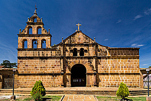 教堂,圣露西亚,桑坦德,哥伦比亚,南美