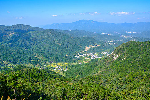 湖北天堂寨国家地质公园夏日风光