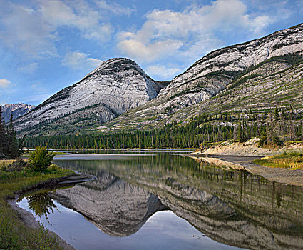 阿萨巴斯卡河,山脉,碧玉国家公园,艾伯塔省,加拿大