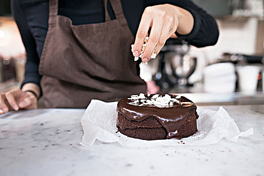 制作,巧克力蛋糕