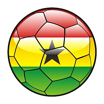 加纳,旗帜,足球