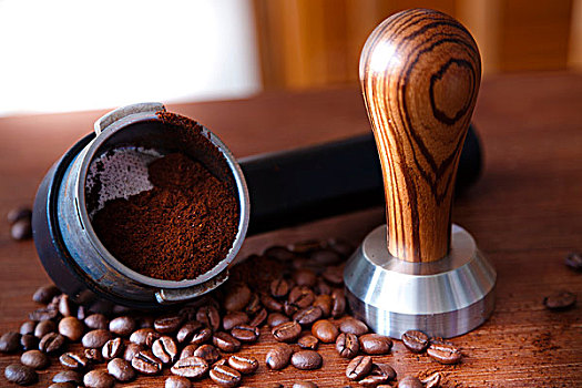 浓咖啡,咖啡,咖啡豆,滤网