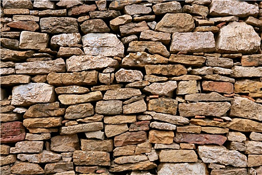 砖石建筑,西班牙,老,石墙