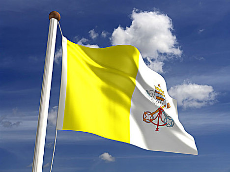 梵蒂冈,旗帜