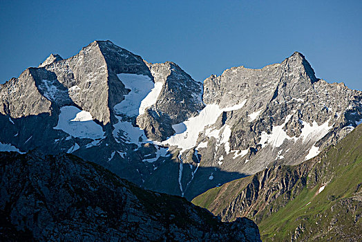 风景,顶峰,北方,阿尔卑斯山,提洛尔,奥地利