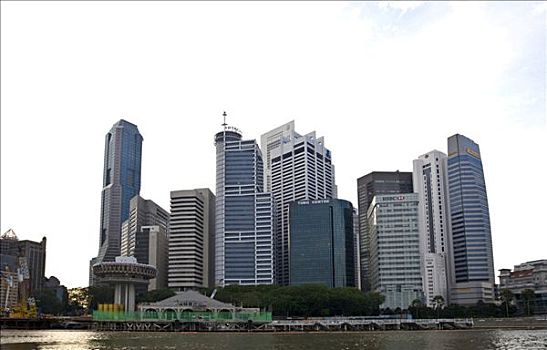 金融区,码头,湾,新加坡,东南亚