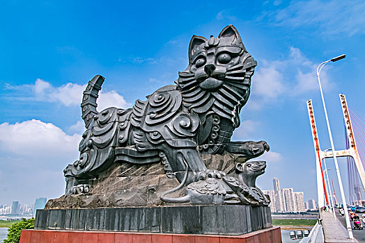 江西省南昌市猫星人雕塑建筑