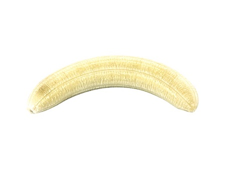 去皮,香蕉,白色背景,背景