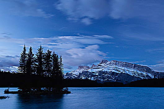 全景,湖,加拿大,班夫国家公园,班芙国家公园,艾伯塔省