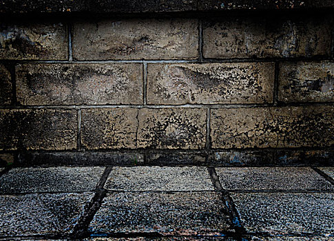 街道,墙壁,大理石地板