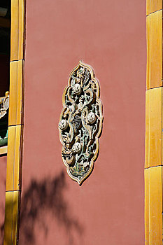 北京雍和宫琉璃图案