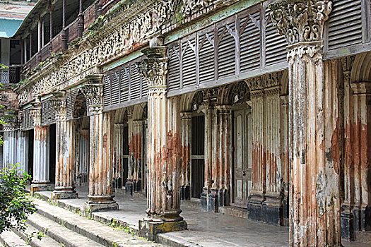 宫殿,建造,地区,孟加拉,八月,2008年