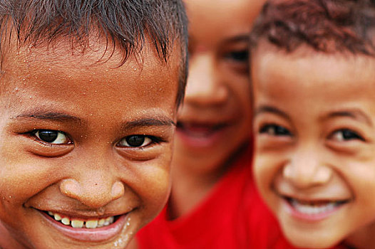 tuvalu,funafuti,close-up,portrait,of,innocent,boys,smiling