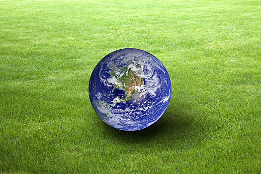 星球,地球,青草,地球日,概念,图像,美国宇航局