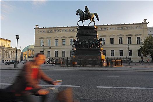 骑马雕像,腓特烈二世,普鲁士,菩提树,大道,柏林,德国,欧洲