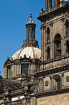 特写,城市教堂,墨西哥城,墨西哥