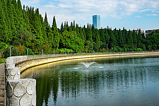 湖光美景,湖光美色,柔美湖岸线