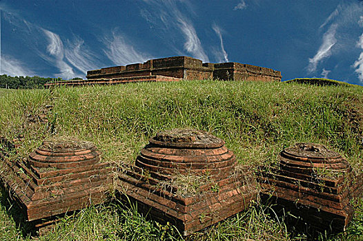 一个,几个,佛教,考古,场所,约会,世纪,孟加拉,六月,2006年