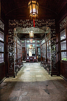 江苏省泰州市兴化市博物馆清代时期当地富商李小波的私家别院船厅