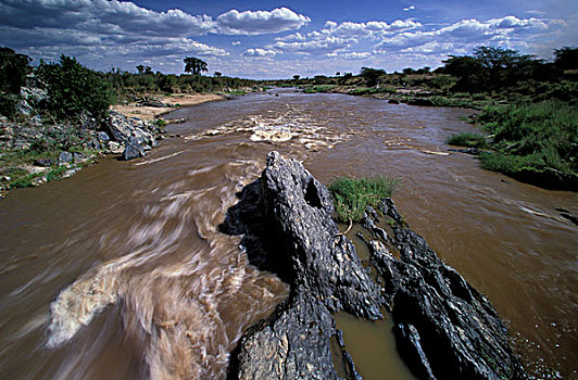 非洲,肯尼亚,马赛马拉国家公园,马拉河