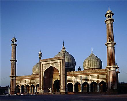 贾玛清真寺,德里,印度