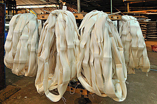 大捆,丝绸,大叻,中部高地,越南,亚洲