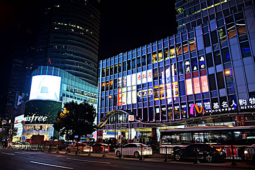 上海南京路夜景