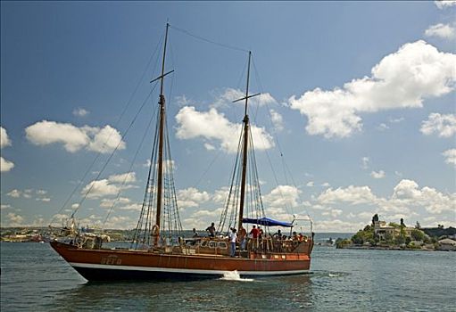 帆船,克里米亚,乌克兰,欧洲