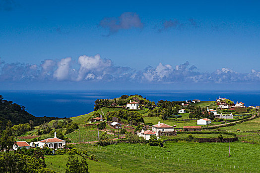 葡萄牙,亚速尔群岛,圣马利亚,岛屿,乡村,风景
