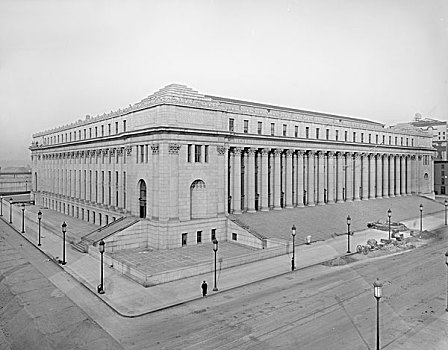 邮局,纽约,美国,建筑,历史