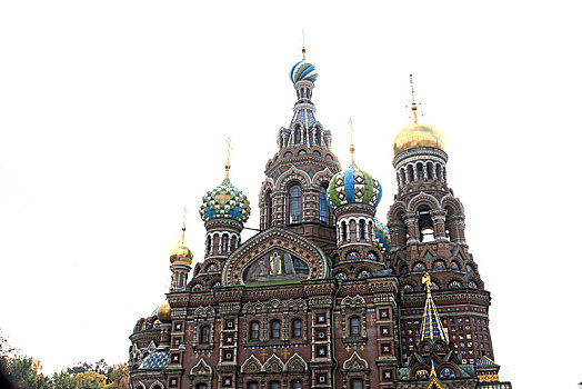 滴血大教堂局部,俄罗斯
