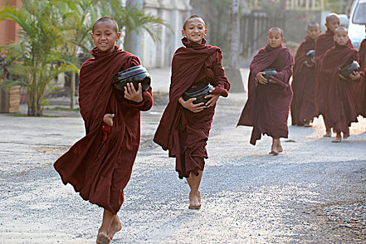 亚洲,缅甸,僧侣