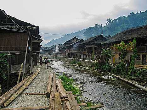 侗寨民居