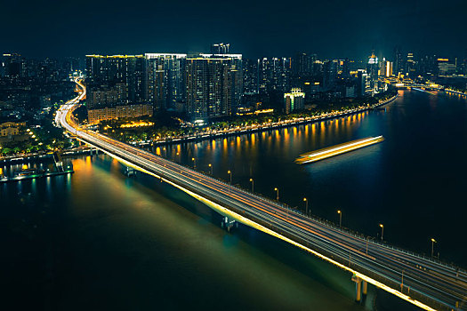 广州江湾大桥夜景