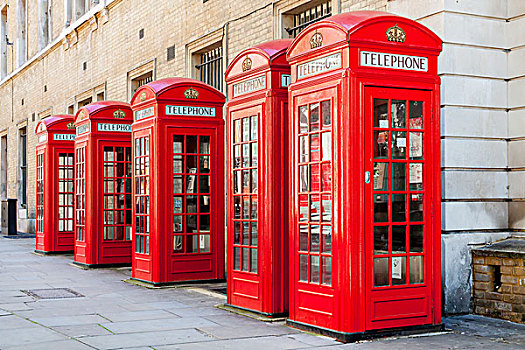 红色,电话亭,伦敦,英格兰,英国,欧洲