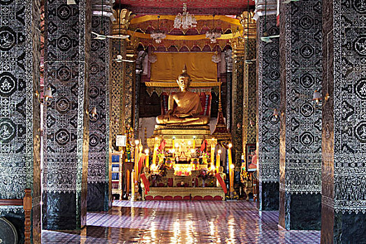 大厅,琅勃拉邦,泰国