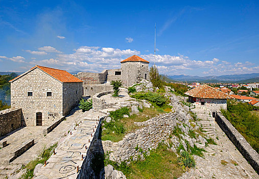 城堡,遗址,黑山,欧洲