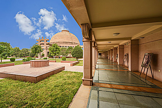 河南洛阳白马寺印度园建筑景观