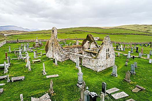 墓地,乡村,苏格兰