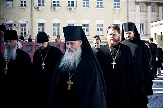 东正教,礼拜仪式,主教,水银,高,寺院,圣徒,莫斯科