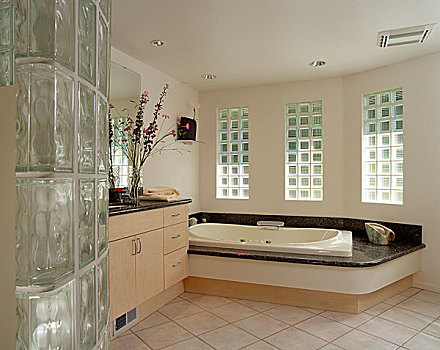 现代,浴室,特写,盥洗池,橱柜套件,淋浴,小间,室内,水槽,褐色,存储