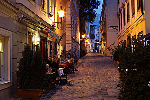 街道,维也纳,奥地利,欧洲